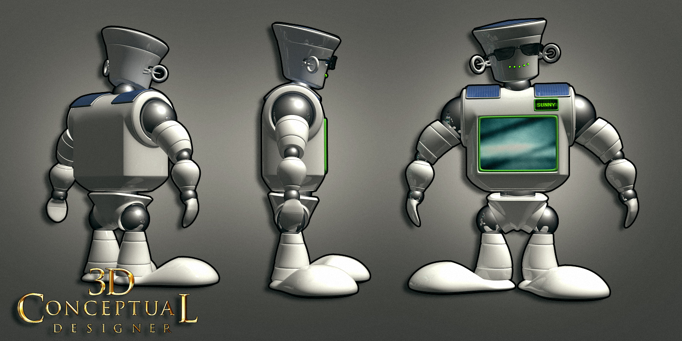 3DconceptualdesignerBlog Project Review Solar Energy Robot Design 2011